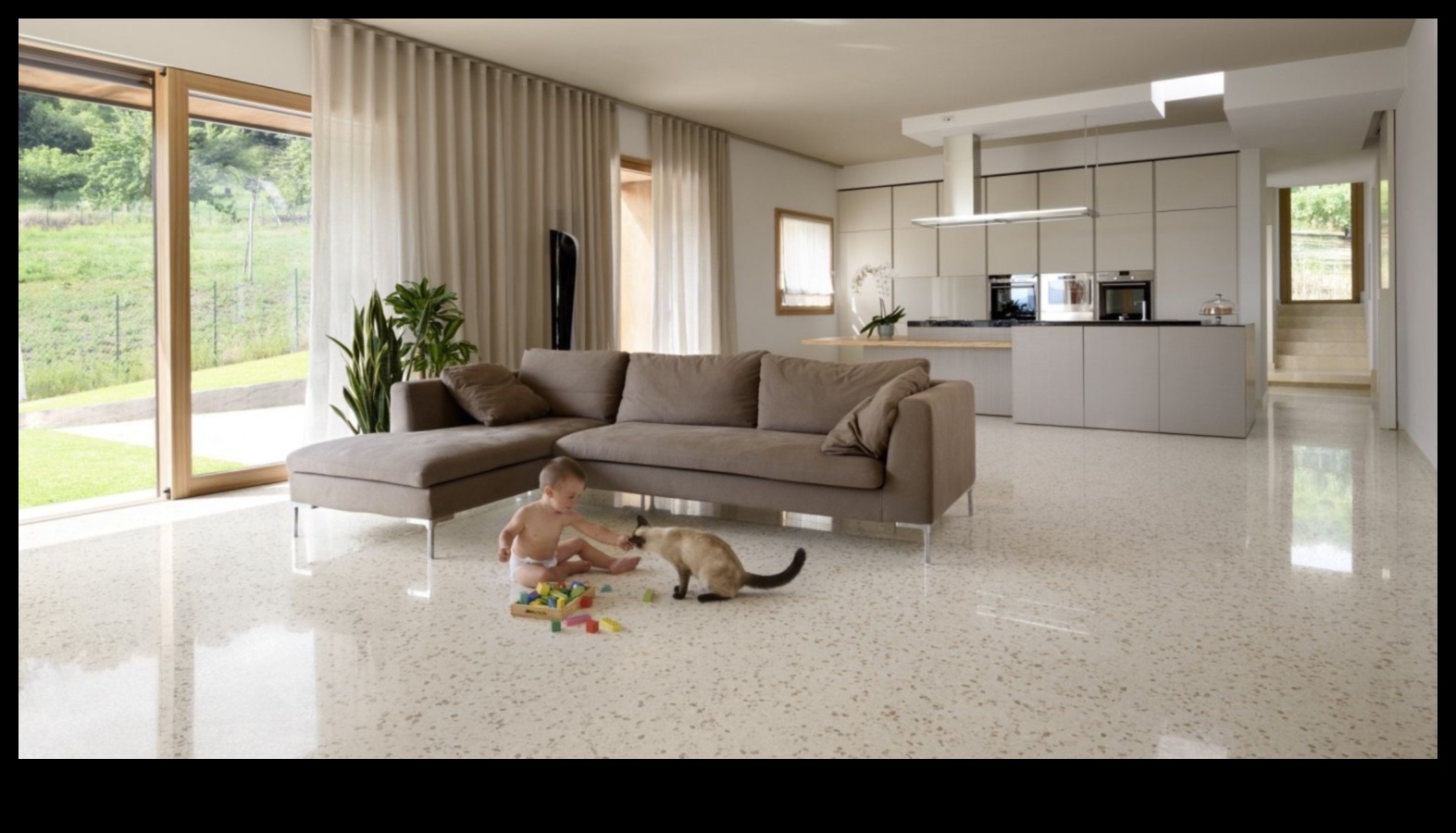 Kā izmantot Terrazzo modernajā dekorā, lai iegūtu modernu un unikālu izskatu?