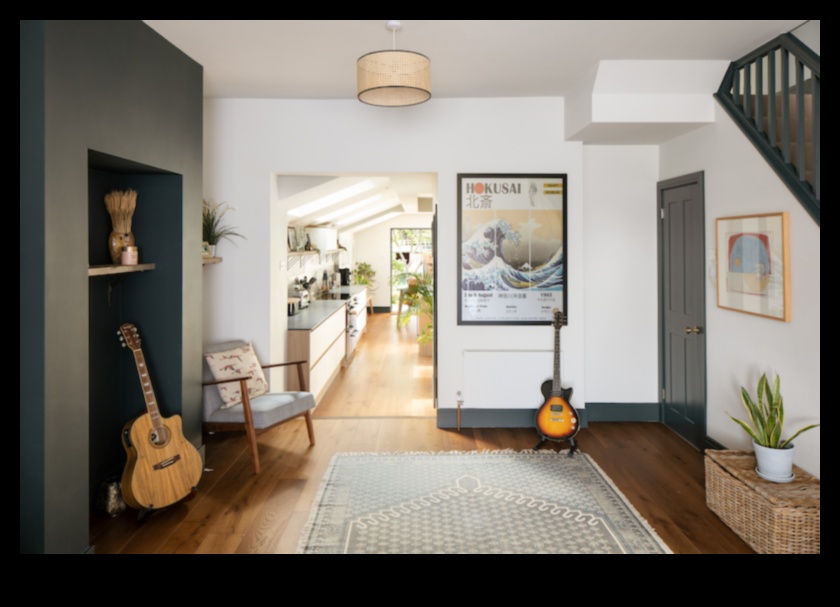 Mūsdienīgs ieejas dekors viesmīlības sajūtai