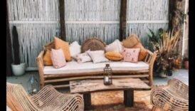 Vai ir kādi padomi, kā izrotāt āra atpūtas zonu ar Boho pieskārienu?